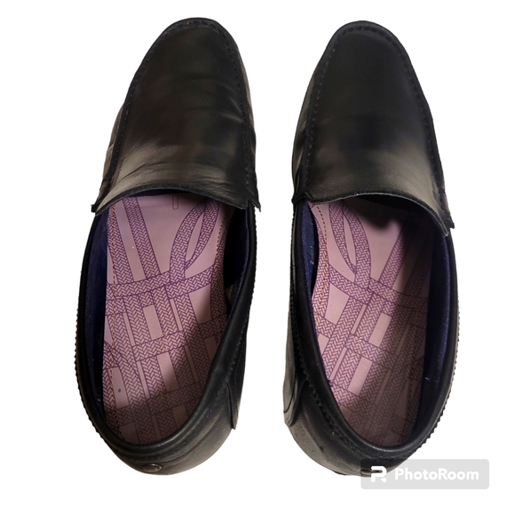 Ted Baker London LASSTY Mens Loafers black leather size 8 - Picture 7 of 10